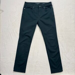 Banana Republic Traveler Pants Mens 31x32 Green Slim Fit Emerald City 5-Pocket